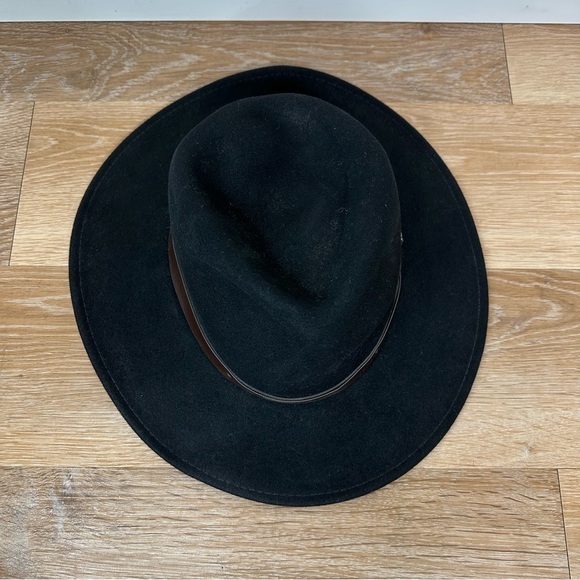 Dorfman Pacific Scala 100% Wool Black Western Hat, Size Medium - Picture 6 of 12